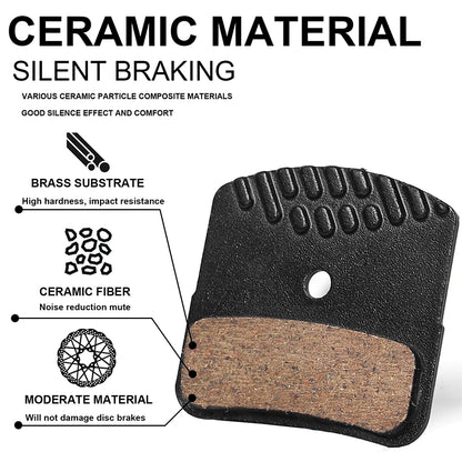 BL-04S Ceramic Disc Brake Pads for Shimano H03A H03C D02S D03S