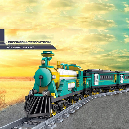 Technical City Power Train High-tech Railway Track Building Blocks Subway Vehicle Assemble Bricks Toys Gifts For Childrens Adult-EXPROTAS