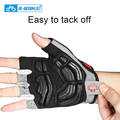 Half Finger Cycling Gloves Shockproof Gel Pad for MTB Gym Fitness