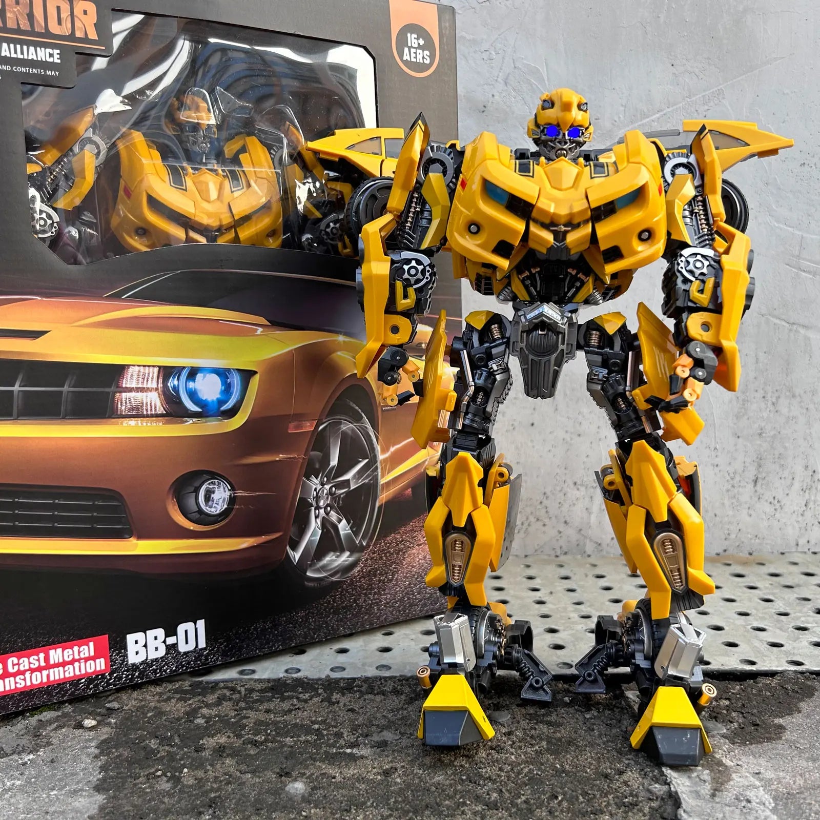 BMB Black Mamba Transformation MasterPiece BB01 BB-01 Bee Oversize 28cm Movie Alloy Action Figure Robot Toys KO-EXPROTAS