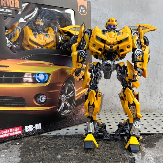 BMB Black Mamba Transformation MasterPiece BB01 BB-01 Bee Oversize 28cm Movie Alloy Action Figure Robot Toys KO-EXPROTAS