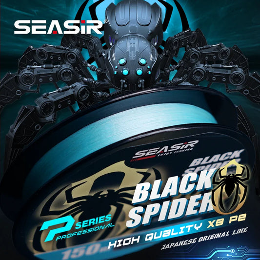 Seasir P-Series Black Fishing Line 150M 16-46Lb Braided Multifilament