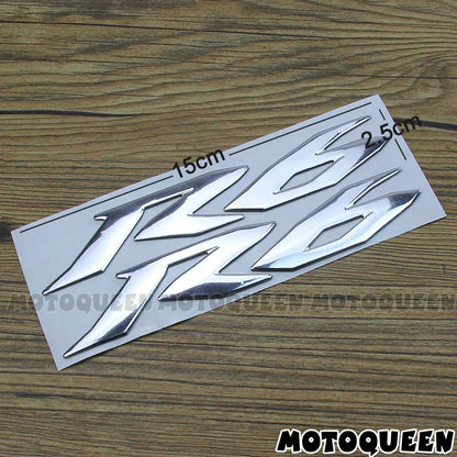 For YZF R6 YZF6000 Stickers Motorcycle 3D Chrome Reflective Decals Tank Pad Shell Body Wind  Fairing Pvc-EXPROTAS
