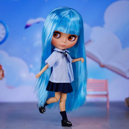 ICY DBS Blythe Doll Tan Skin Matte Face 1/6 BJD Joint Body Neo BL2240
