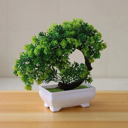 Artificial Bonsai Tree Potted Fake Plant Home Table Decor Ornament