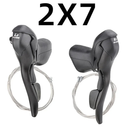 MicroNEW Road Bike Shifter Brake Lever 2x7–10 3x7–10 Speed Shimano - EXPROTAS
