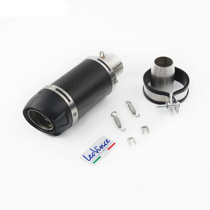 Universal 51MM Motorcycle Exhaust Muffler Pipe Escape Moto LeoVince for kawasaki er6n sv650 Z800 R1 cb650f cb1000r cbr250r-EXPROTAS