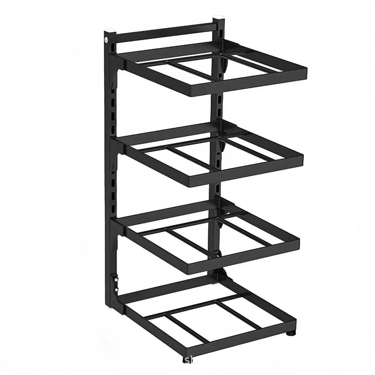 Kitchen Sink Storage Rack Adjustable Multi-Layer Pot Holder for Home Stovetop