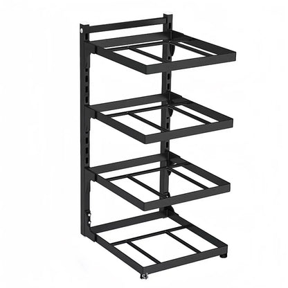 Kitchen Sink Storage Rack Adjustable Multi-Layer Pot Holder for Home Stovetop