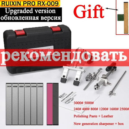 2023 New Upgraded Version Ruixin Pro RX009 Aluminium Alloy Knife Sharpener System 360 Degree Flip Constant Angle Grinding Tools-EXPROTAS