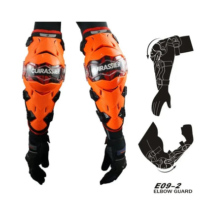 CUIRASSIER Motorcycle Elbow Protection Movement Joints MX ATV Elbow Guards Ventilation Motorbike Protector Motocross Equipment