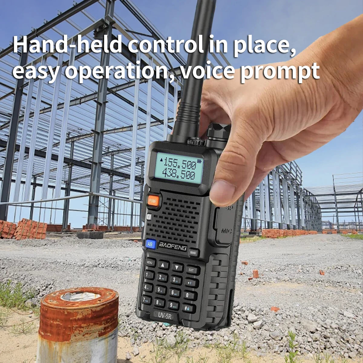 Baofeng Walkie Talkie UV5R 8W Dual Band Two-Way Radio 128CH VHF UHF