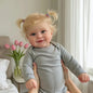 20 Inch Reborn Baby Girl Doll Full Vinyl Handmade 3D Painted Bath Toy