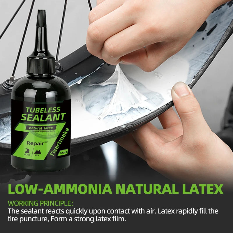 Latex Tubeless Tyre Sealant MTB Road Gravel CX Bicycle Puncture Repair Fluid