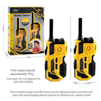 Long Range Talkies 2Pcs Walkie Radios for Kids Outdoor Camping Toys