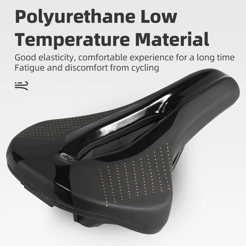 ROCKBROS Cycling Saddle Waterproof Breathable Soft Ultralight MTB Road Bike Seat