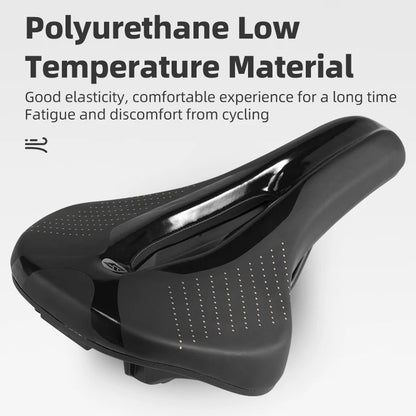 ROCKBROS Cycling Saddle Waterproof Breathable Soft Ultralight MTB Road Bike Seat