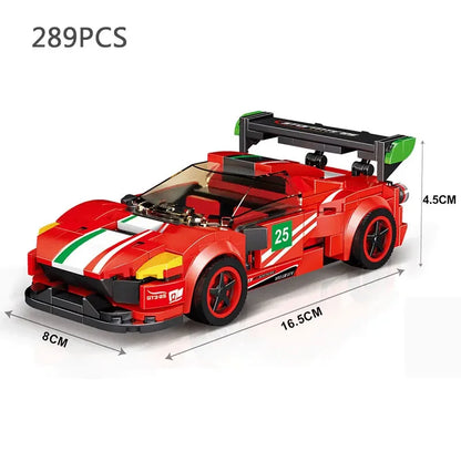 Car Series Building Blocks Model Sets Sports Racing Speed Champion DIY Educational Bricks Toys Boys Kids Adult Christmas Gifts-EXPROTAS