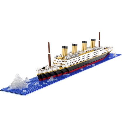 Building Block Titanic Model Toy 2288 Pieces Construction Cruise Ship