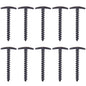10PCS Camping Tent Stakes Screw Pegs Ground Anchors Windproof Accessories
