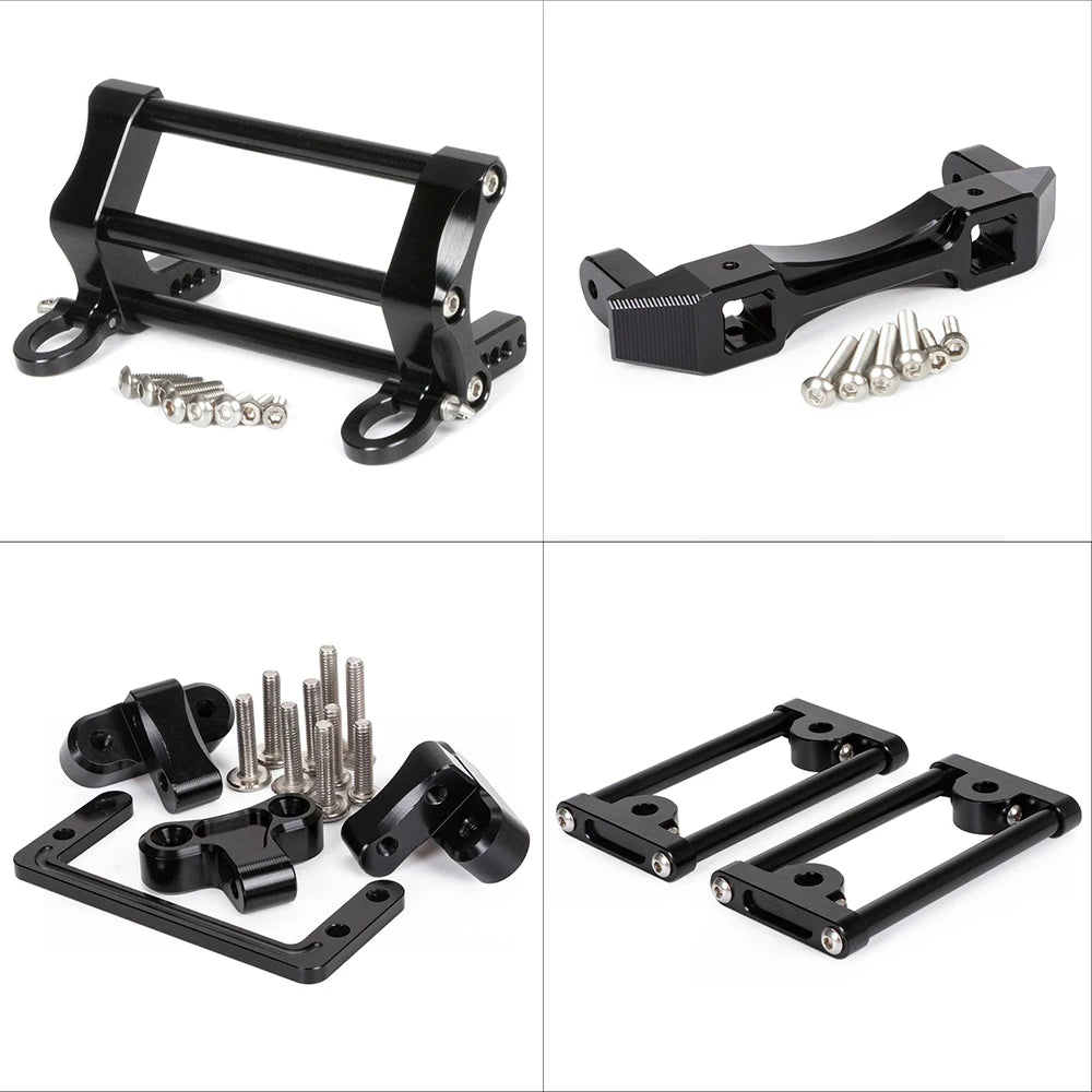 Carbon Fibre LCG Chassis Kit Rails V2 Skid 1/10 RC Crawler SCX10 III