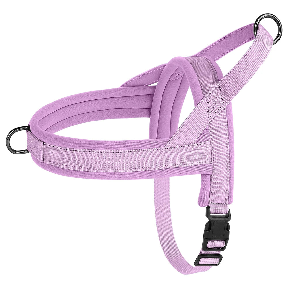 Padded Dog Harness Vest Adjustable Reflective No Pull Soft Puppy Pet