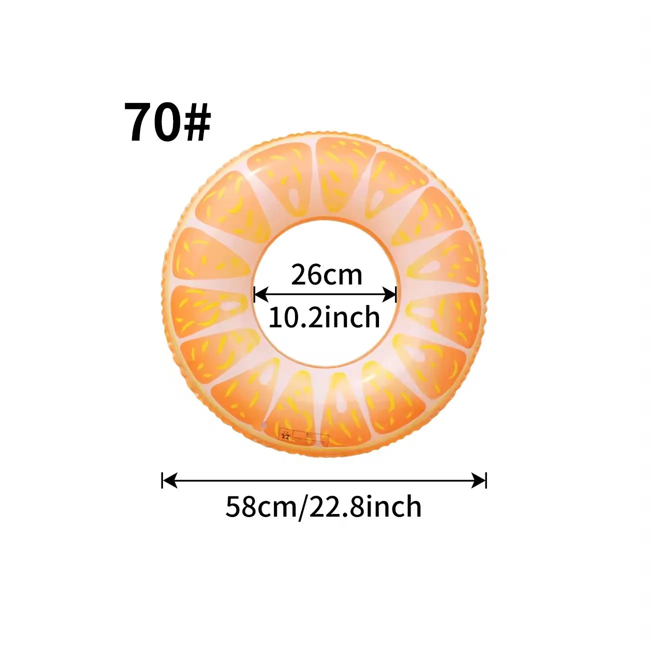 1PC Watermelon Inflatable Swim Ring, Adult Pool Float, Thickened PVC Floats, Summer Beach Water Toy Pool Party Ring