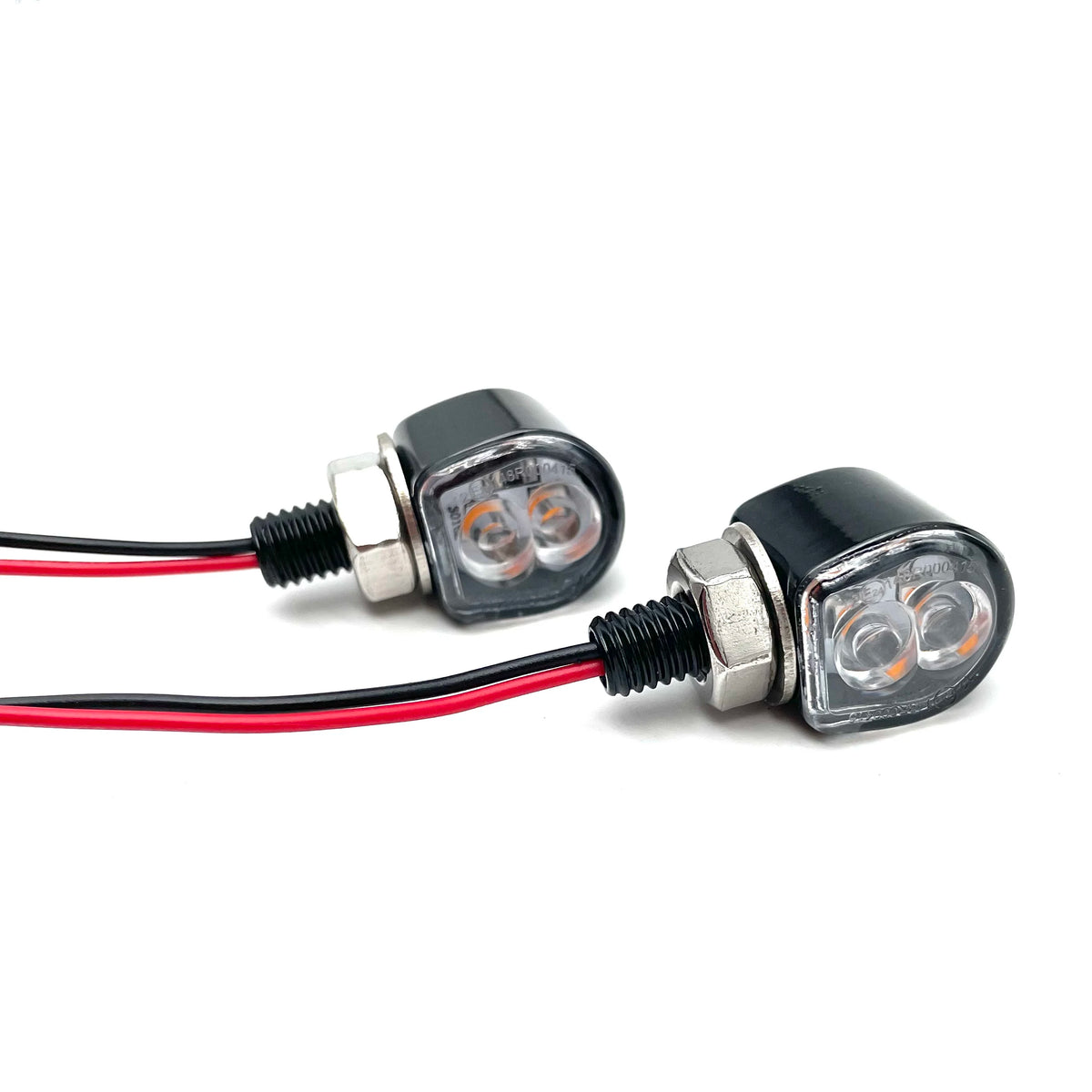 2x Turn Signal Light Motorcycle Amber Indicator Blinker Lamp 12V