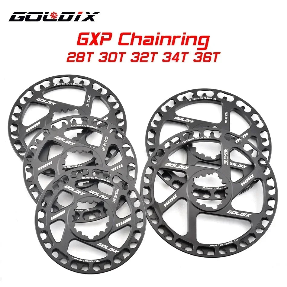 GOLDIX Kids Bike Chainring 28T 30T 32T 34T 36T Direct Mount for SRAM 3-Bolt