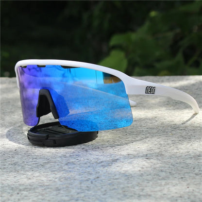 Neon Cycling Sunglasses Sports Bike Glasses Running Riding Outdoor Eyewear