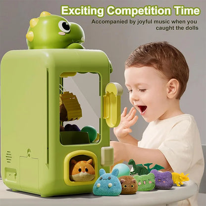 Arcade Game Adjustable Claw Machine for Kids Music Vending Toy