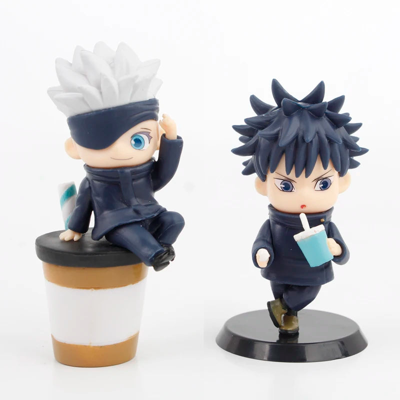 6pcs Jujutsu Kaisen Figure Set 9cm Anime Collectible Models