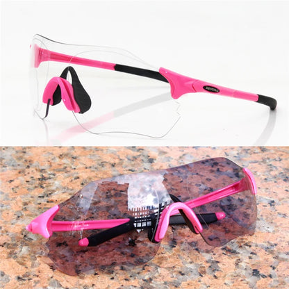Photochromic Cycling Sunglasses TR90 Auto Lens MTB Road Bike Sports Eyewear