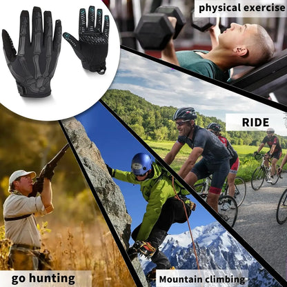 Tactical Full Finger Screen Motorcycle Gloves Outdoor Breathable Knuckle