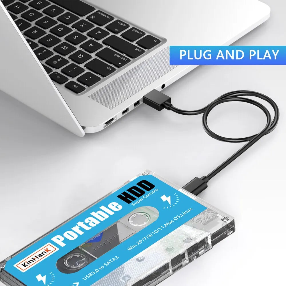 KINHANK Super Console 500G Gaming HDD 100000 Video Games 70 Emulators For DC/MAME/SS/NAOMI/PS2/PS1 Plug and Play Batocera OS-EXPROTAS