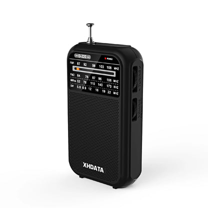 XHDATA D-220 Retro Radio | AM FM SW 4 Band DSP Pocket Portable Receiver
