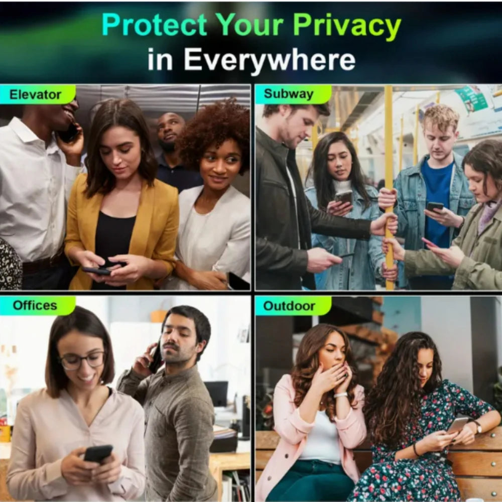 1-6Pcs Privacy Phone Screen Protector for iPhone 18 17 16 15 14 13 Pro Max