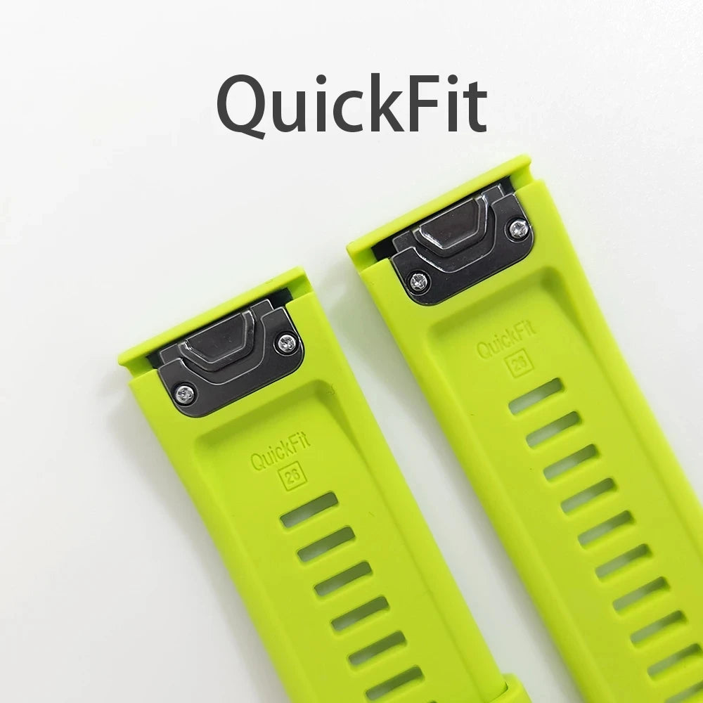 Silicone Strap for Garmin Fenix 7 7X 6X Pro 22mm 26mm Watch Band