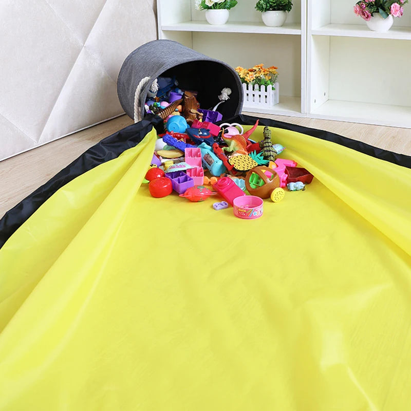 Toy Quick Storage Bag Hand-held Organizing Bucket for Lego Blocks