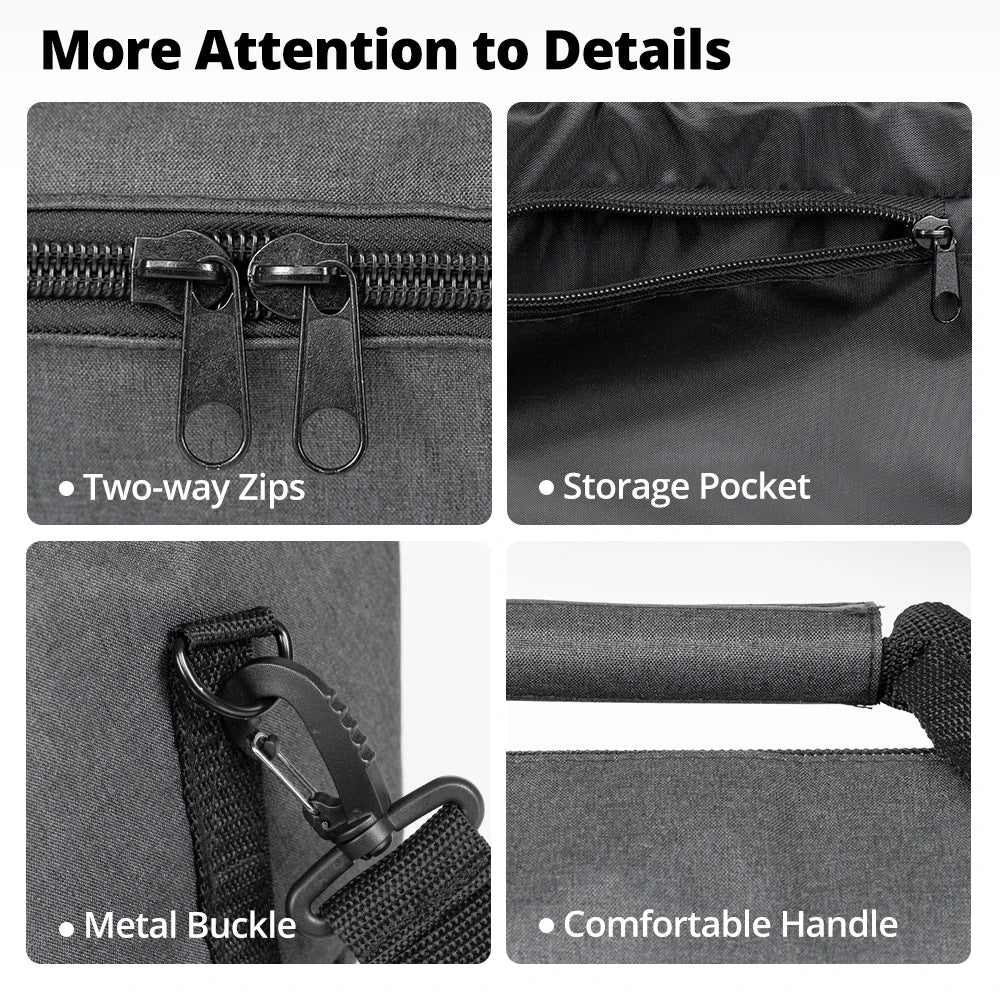 AMBITFUL TB PRO Tripod Bag 50–140cm Padded Carry Case w/ Shoulder Strap