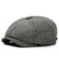 Unisex Newsboy Hat Retro Beret Cap for Spring Autumn Travel Casual