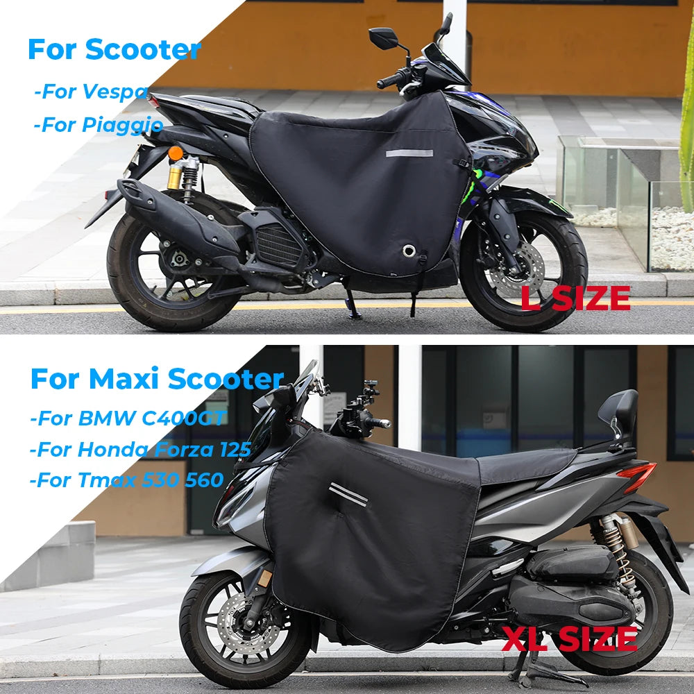 KEMiMOTO Knee Warmer Protector Leg Cover For Scooters Motorcycle Winter Quilt Windproof Water Repellent For Honda For Vespa-EXPROTAS