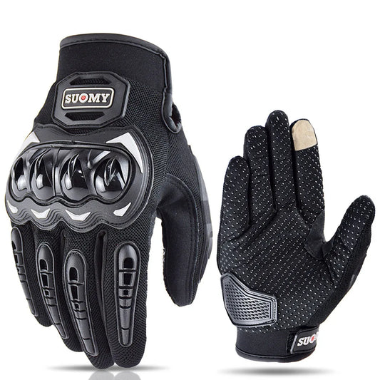 Suomy Summer Motorcycle Gloves Touch Screen Breathable Protective Riding Gloves