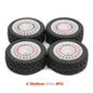 4PCS RC Rally Tires w/ 12mm Hex for Tamiya TT02 TT01 XV01 WR8 PTG-2