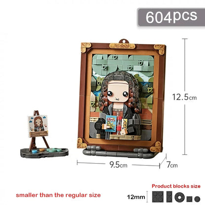 Foldable Mini Insect Everlasting Flower House Building Blocks Ornament Gift