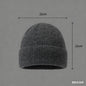 Winter Wool Knitted Beanie Hat Men Women Warm Cap Unisex Skull Cap