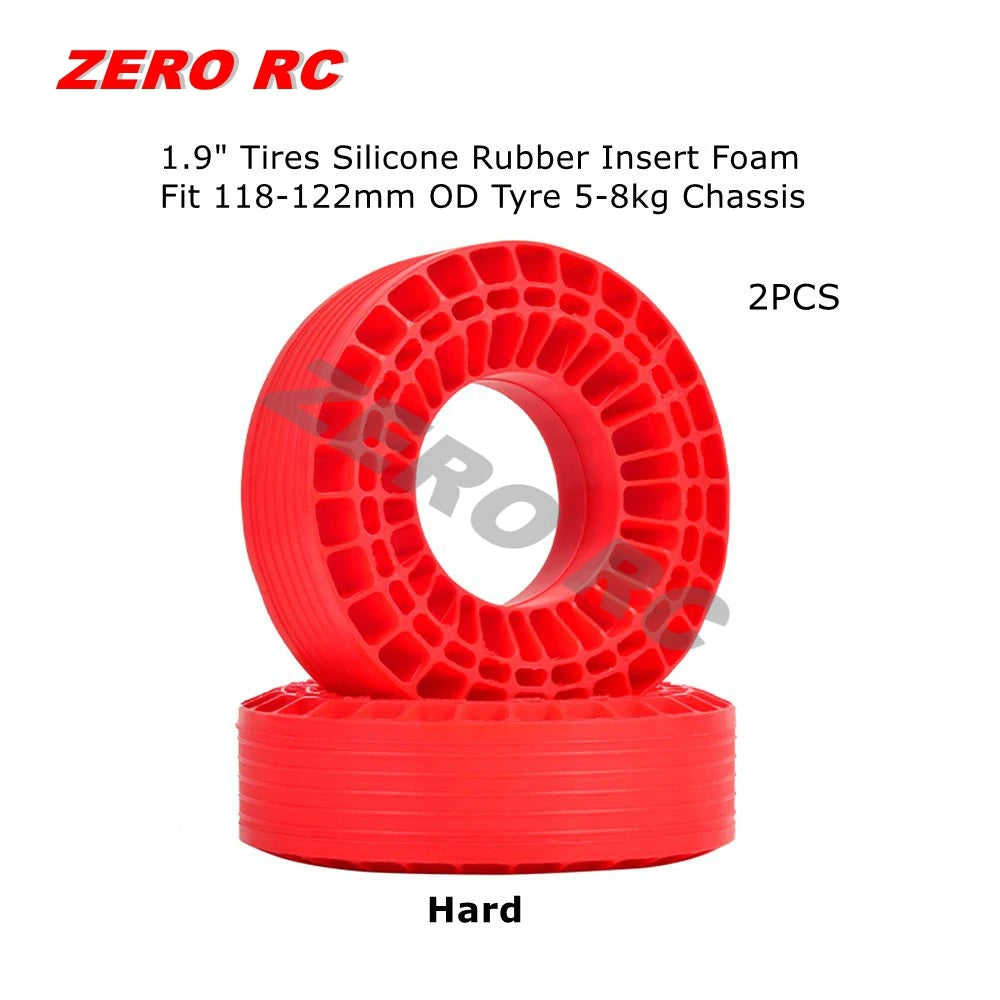 RC Crawler Tire Inserts Silicone Rubber Foam 1/10 Fit 1.9" 2.2" Wheels