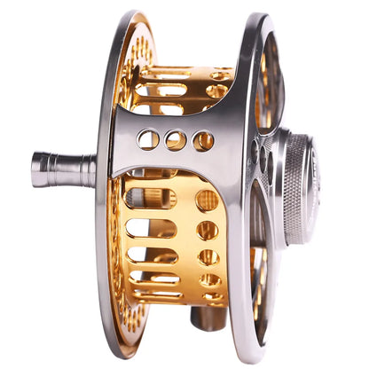 Fly Fishing Reel Large Arbor 2+1BB CNC Aluminium Body Spool Sougayilang