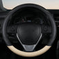 1PC Steering Wheel Cover PU Leather Anti-slip Universal Fit 38cm Pink