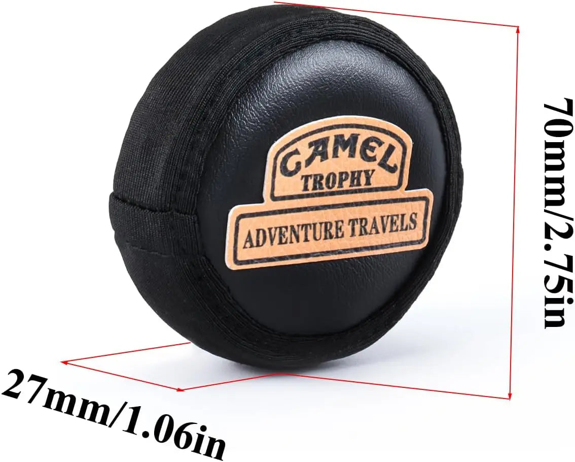 1/18 1/24 RC Crawler Leather Spare Tyre Cover 1.0-1.3in SCX24 FCX24 TRX4M